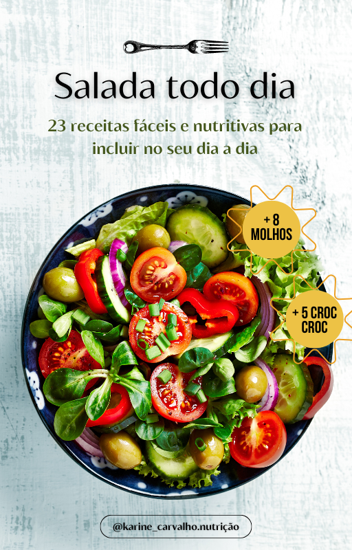 Salada todo dia - 23 receitas fáceis e nutritivas para incluir no seu dia a dia.