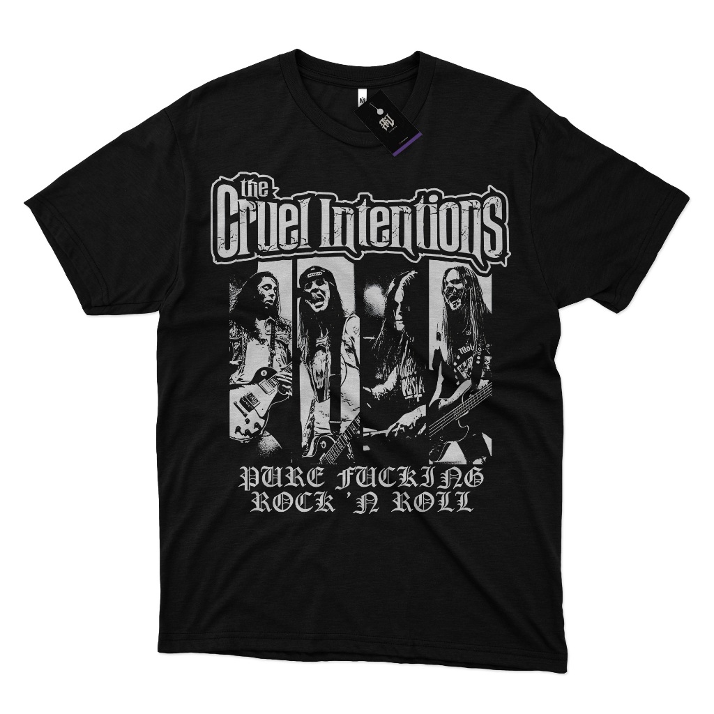 Camiseta The Cruel Intentions Pure Fucking Rock N' Roll 100% Algodão DTG