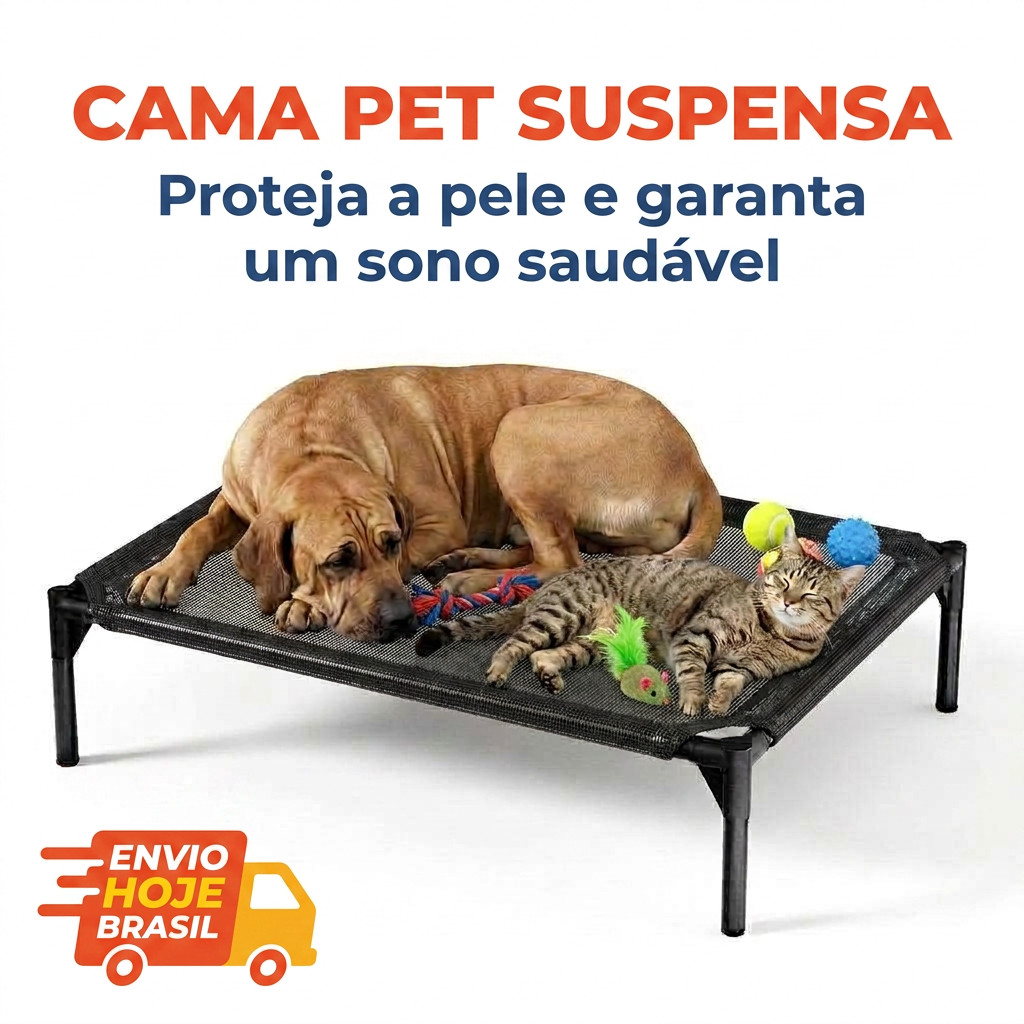 Cama para animais de estimação estilo esportivo ,Suspensa Ortopédica para Cães e Gatos