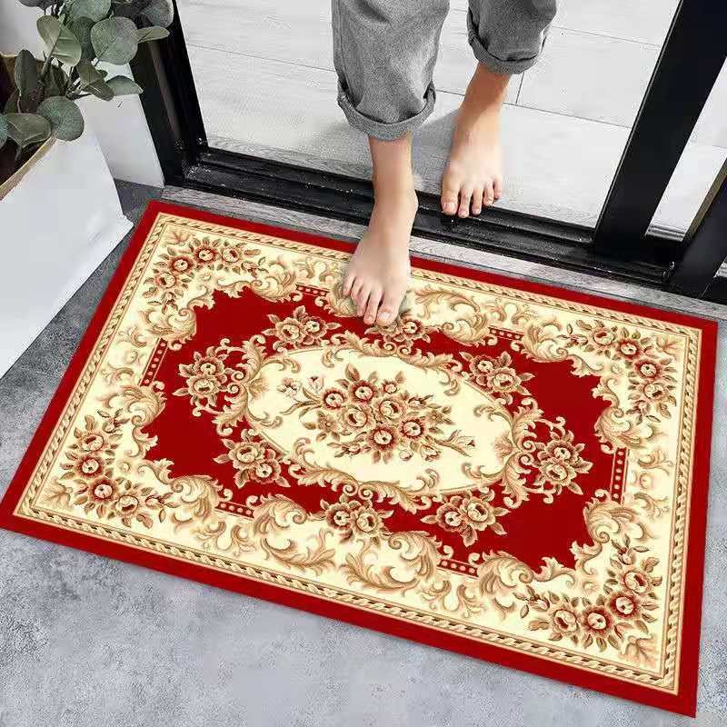 40*60/50*80/60*90/80*120cm Tapete de Estilo Étnico Persa para Sala de Estar, Resistente a Manchas e Desgaste, Tapete par