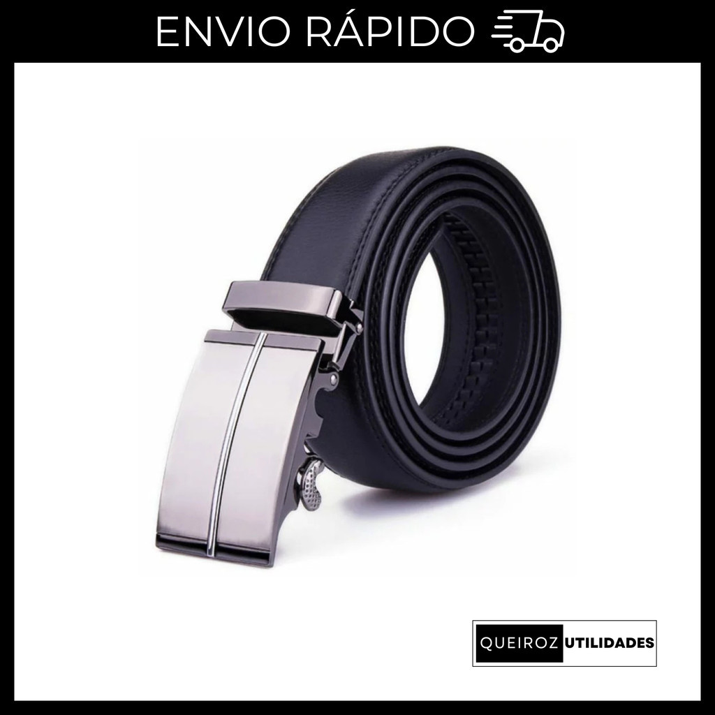 Cinto Confort Plus – Fivela Prata - Tamanhos Grandes 120cm | Estilo e Ajuste Perfeito