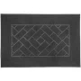 Tapete Capacho Antiderrapante Emborrachado 40x60 Preto Modelos Uzoo Style