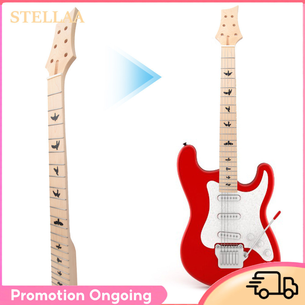 stellaa 22 Fret Maple Wood Guitar Neck Substituição Elétrica com