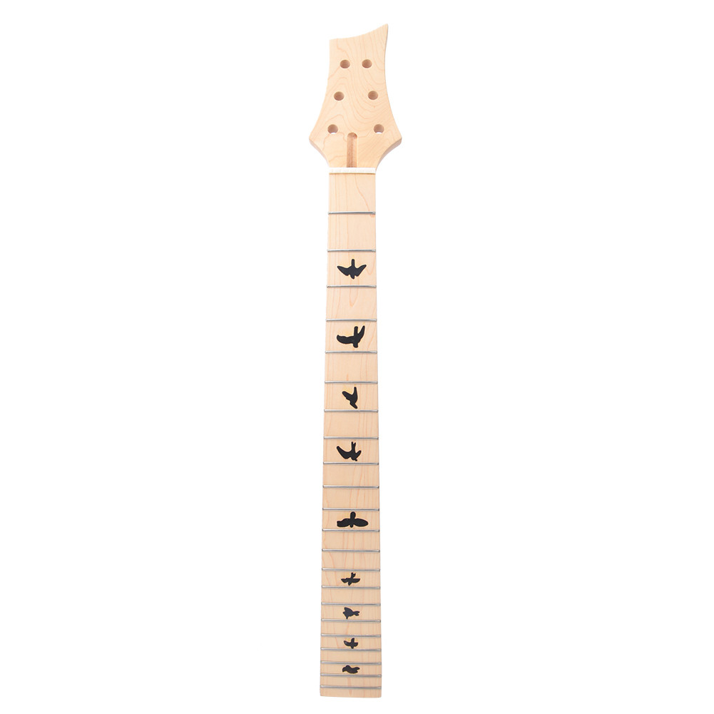 andobr Maple Wood Fretboard 22 Traste Pescoço De Guitarra Para Substituição De Peças Elétricas