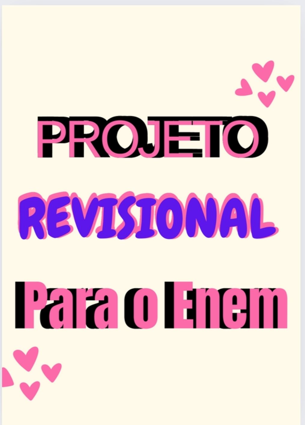 Projeto revisional para o enem