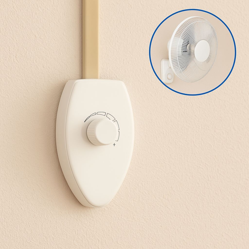 Controle Velocidade Dimmer Sobrepor Ventilador Parede Oscilante Mouse