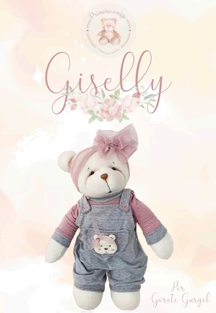 Projeto Ursa Giselly de 42 cm