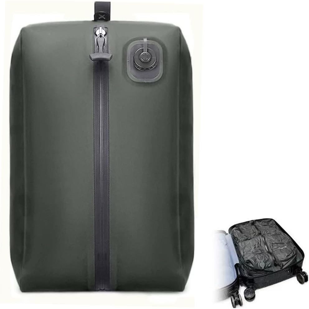 Vacuum Bag for Travel Organiser Packing Bag for Carry-On Luggage Backpack Suitcase Reusable Vacuum Seal Save Space Compr