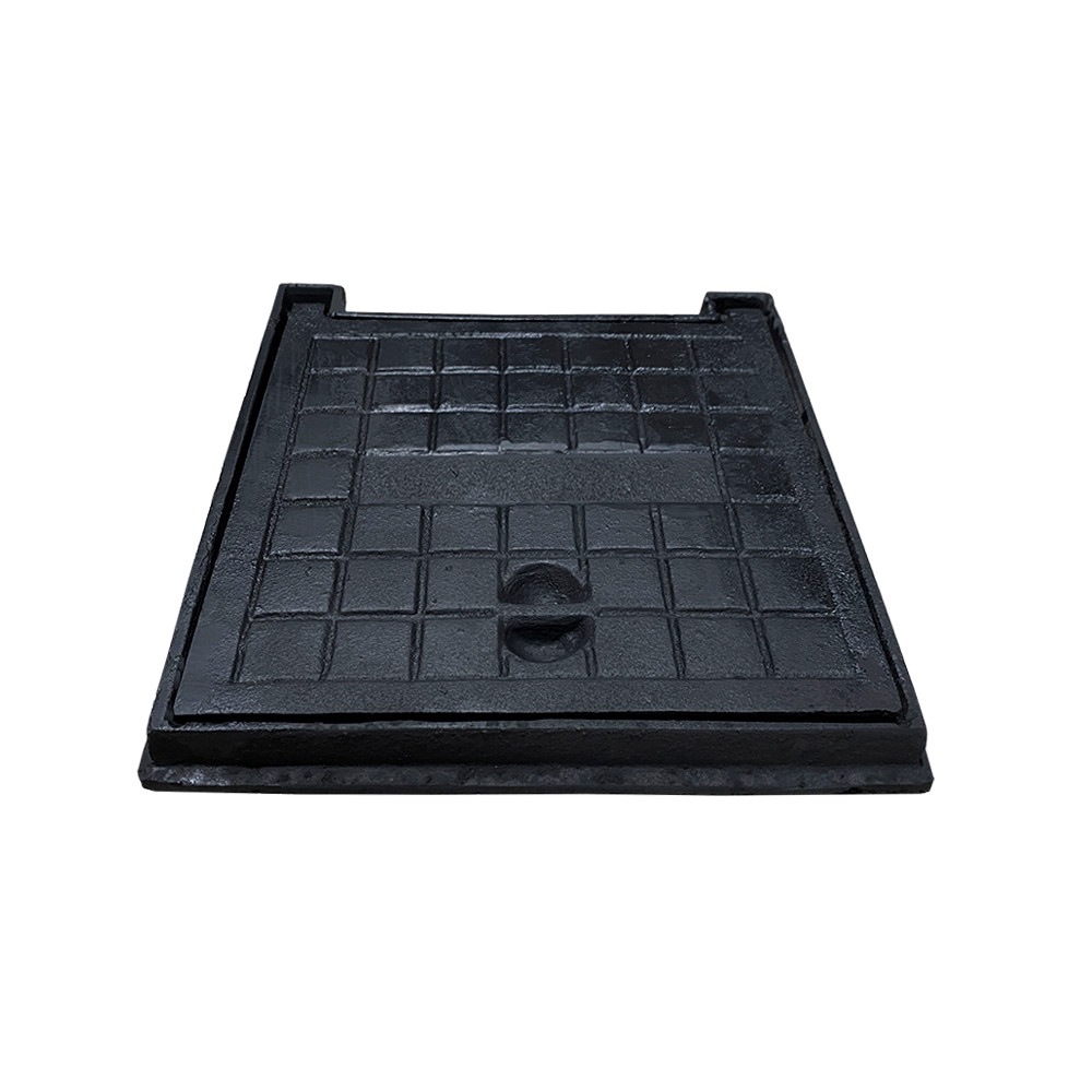 Tampa de Ferro Calçada Telefone Elétrica Inspeção 20x20cm