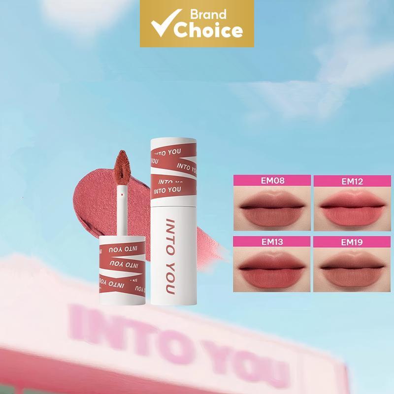 INTO YOU Shero Super Matte Batom Lama para Lábios e Bochechas, Longa Duração, Maquiagem Labial de Alta Pigmentação