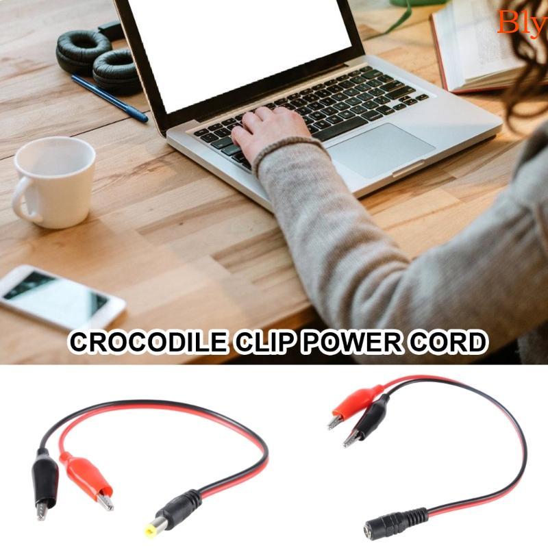 Alimentação Flexível Bly DC5 5x2 1mm A 2 Clipe Jacaré Para Roteadores LED