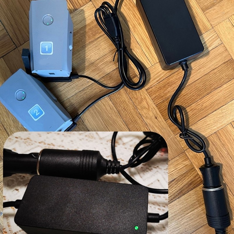 Estone USB Tipo C Para 12V Isqueiros Carro Soquete Fêmea Conversores Energia Ventiladores Luzes LED