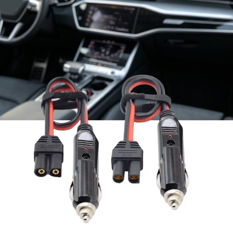 OMG * 12V Tomada Carro Plugue Para Alimentação EC5 Luz LED Fio PVC 40 cm Conexão Acessório