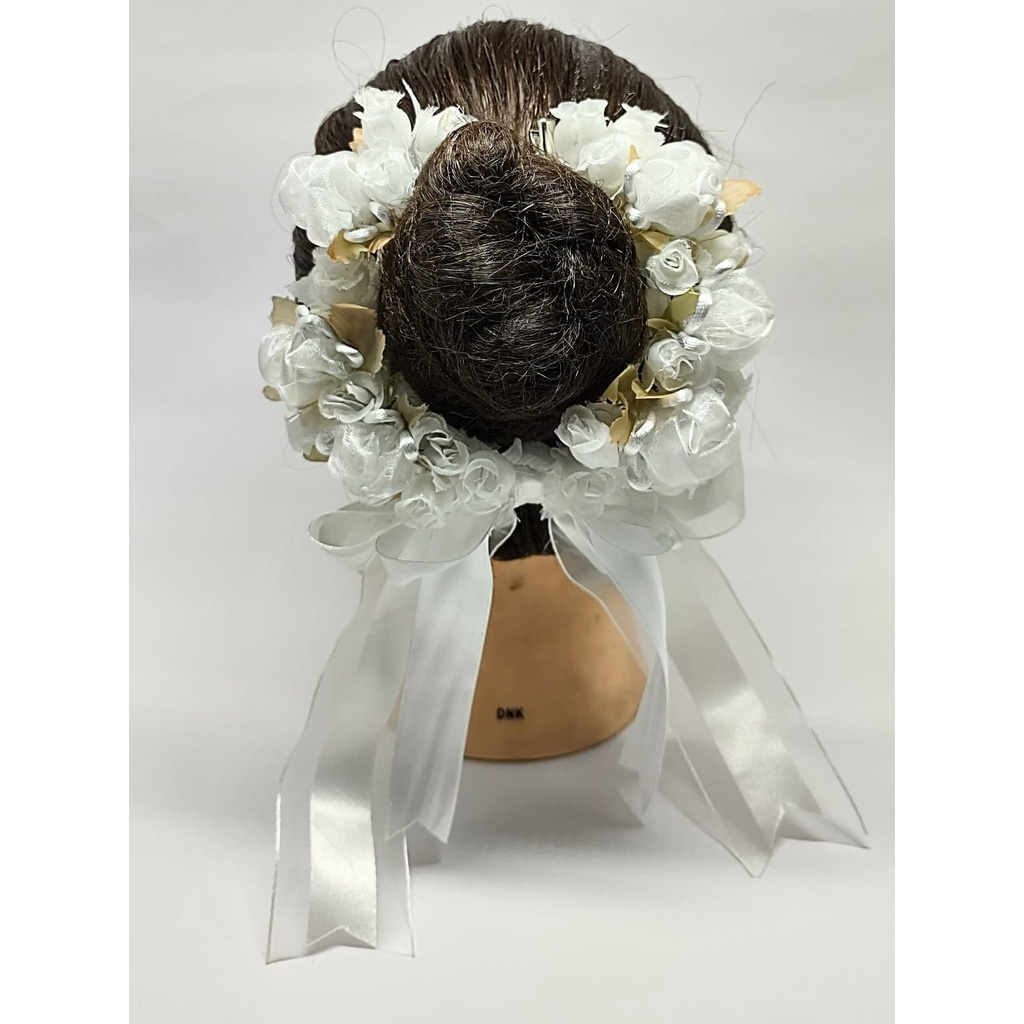 Guirlanda de Flores Porta Coque Casamento Dança Ballet Florista - R154C