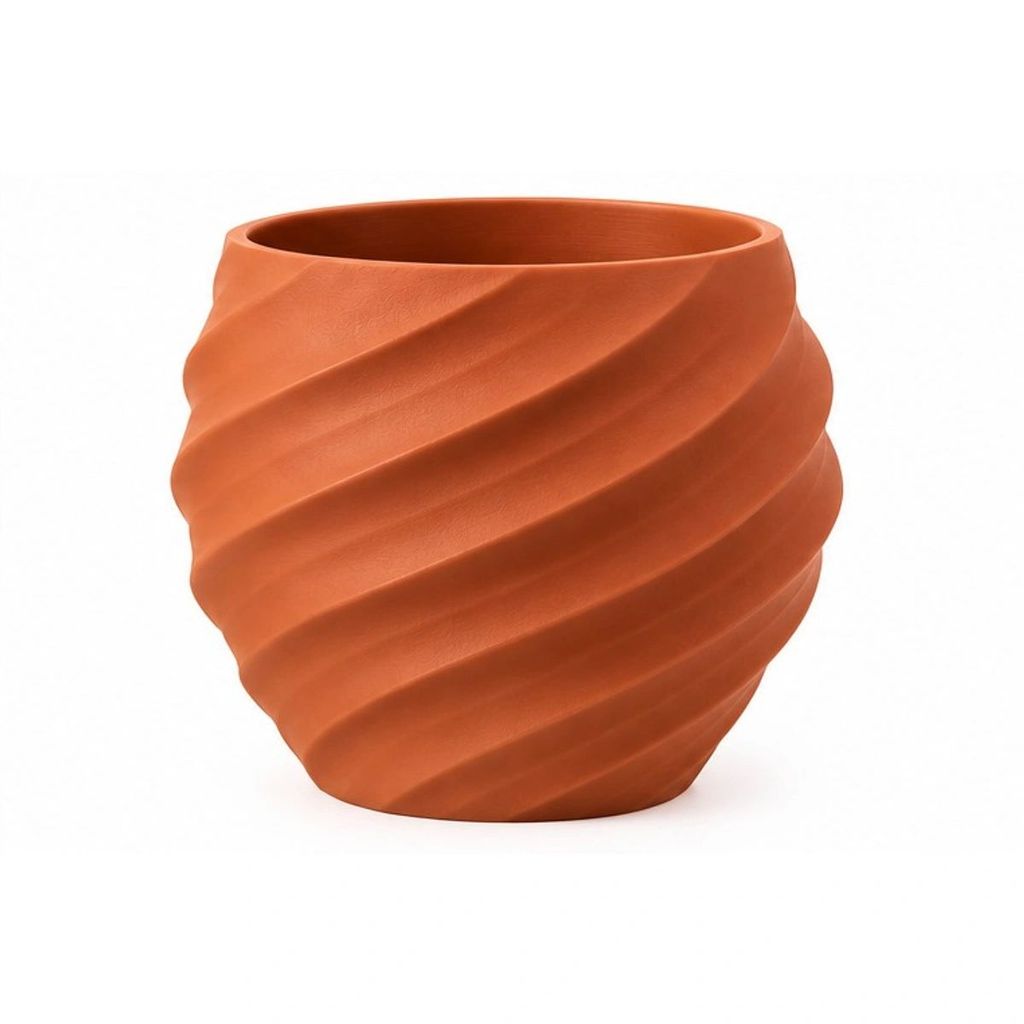Mini Vaso Cachepô Decorativo Espiral 7cm para Suculentas Plantas Decoração Moderna