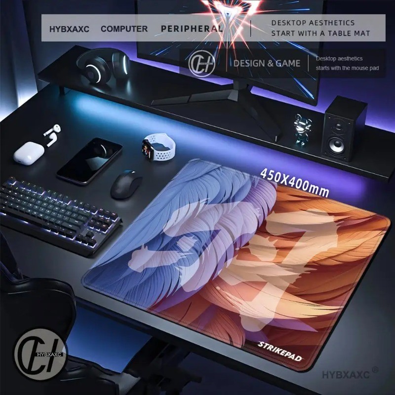 Novo Grevepad MST491 Gaming Mousepad Sedutor Holographle Design Tapete De Borracha Deskmat Teclado Mousepads Mause Ratos
