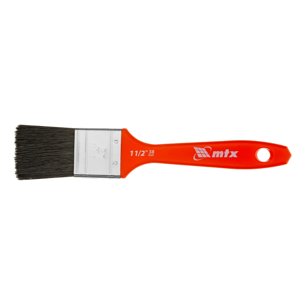 PINCEL 1 1/2 TINTAS ESMALTE E OLEO, CABO DE PLASTICO 1PC MTX