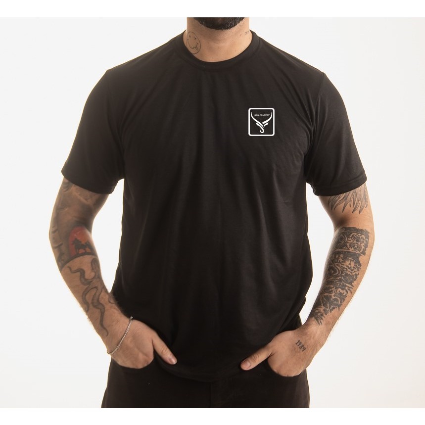 Camiseta HIGH COUNTRY Classic 100% Algodão de Gola Redonda de Malha Fresca com Envio Imediato