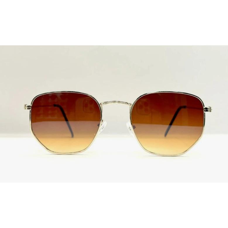 LUXE Óculos De Sol Hexagonais Feminina Classic Masculino Metal HIGH QUALITY