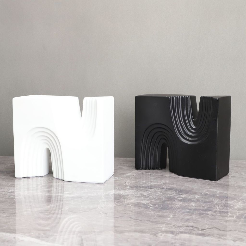 AX5J Modern minimalist resin geometric home decor for model homes, sales offices, bedrooms, studies, living rooms, dinin