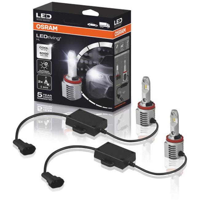 Kit Lâmpada Led H11 12/24V 14W 6000K Cool White Osram