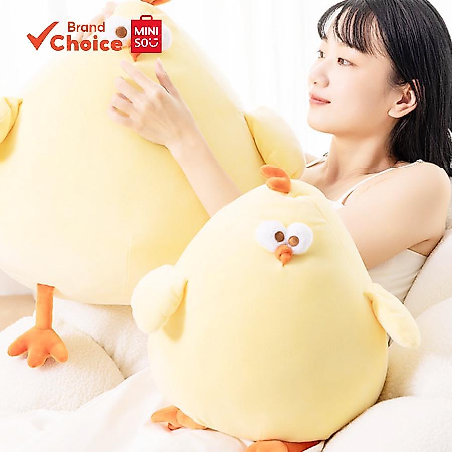 MINISO  dundun série - pelúcia macia e colecionável e mini boneca (dundun frango, tamanho pequeno) 24.5cm x 23cm