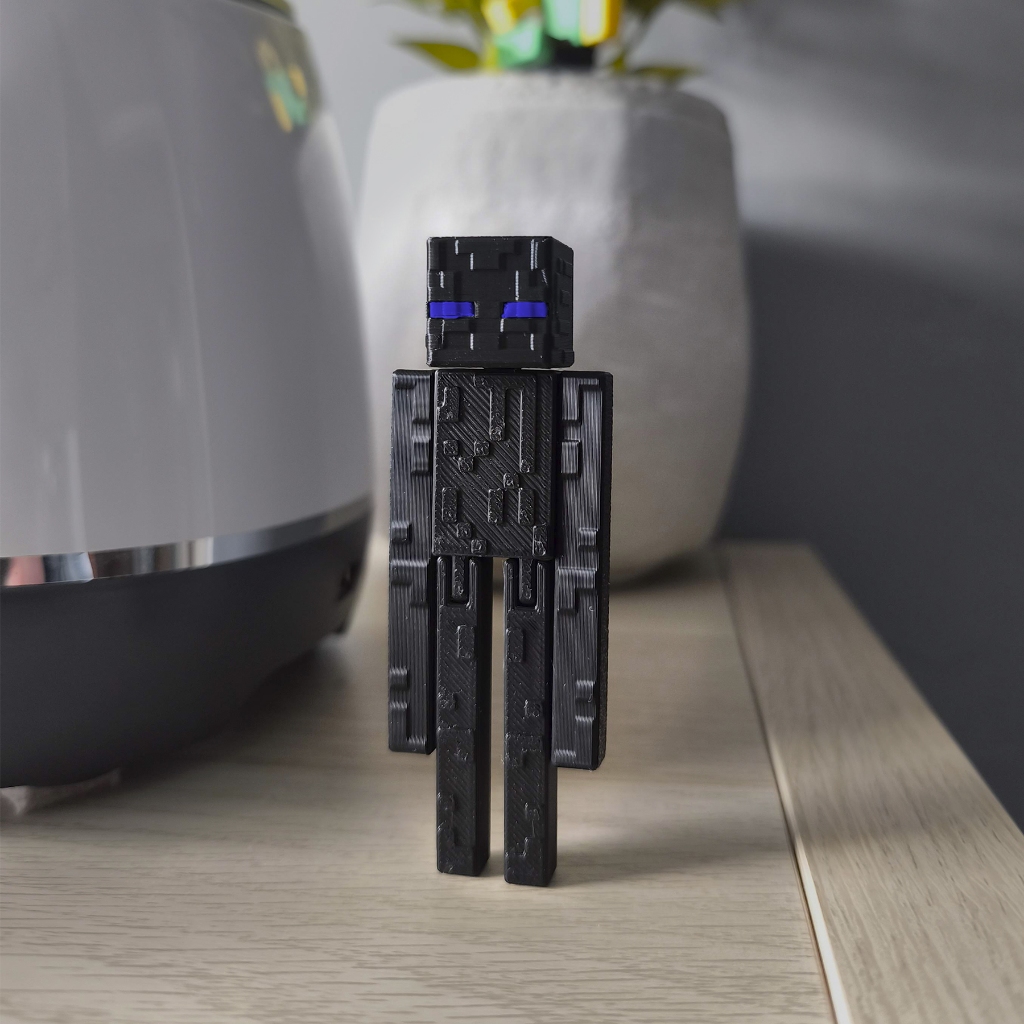 Boneco Brinquedo Infantil Action Figure Ender Man Articulado -  15cm X 5cm