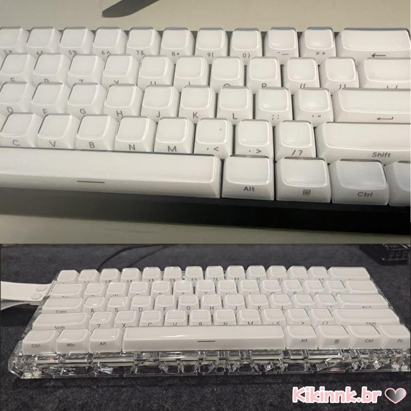 Desk Styling Teclado Keycap Set Impressão Lateral Perfil OEM Formulário Misto E Estil