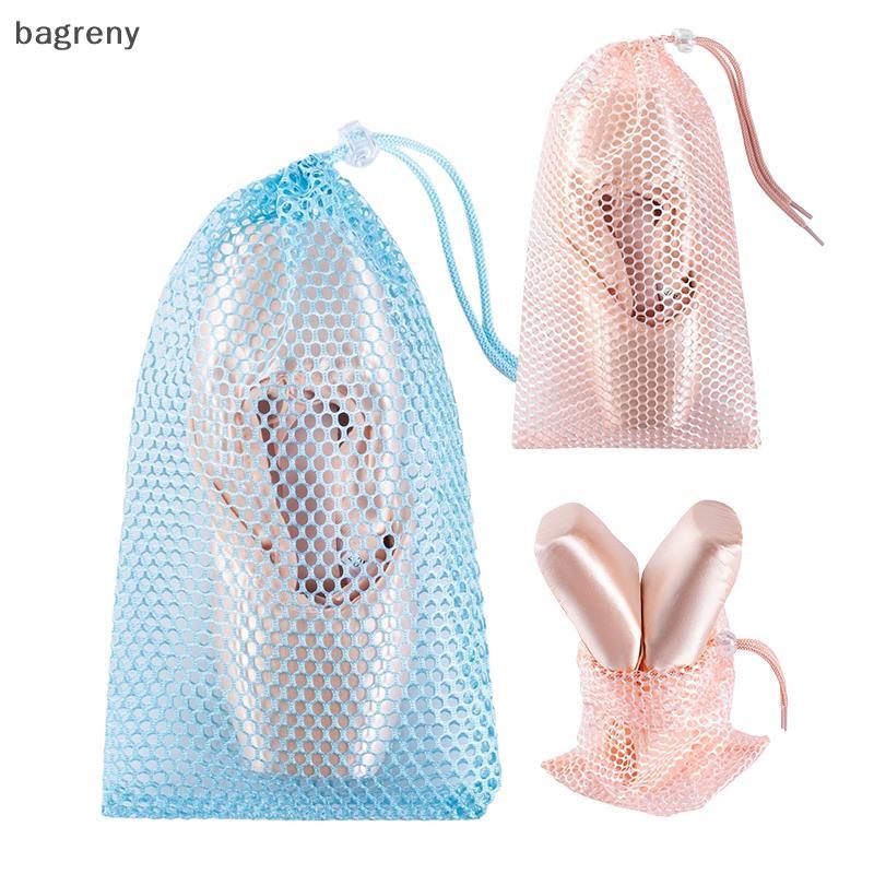 [bagreny] Bolsa De Balé Com Cordão Azul Champanhe Cor Dança Para Meninas Bailarina Pointe Sapatos Sacos Acessórios BR