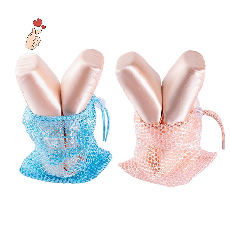 [PEBR] Bolsa De Balé Com Cordão Azul Champanhe Cor Dança Para Meninas Bailarina Pointe Sapatos Bolsas Acessórios [fa]