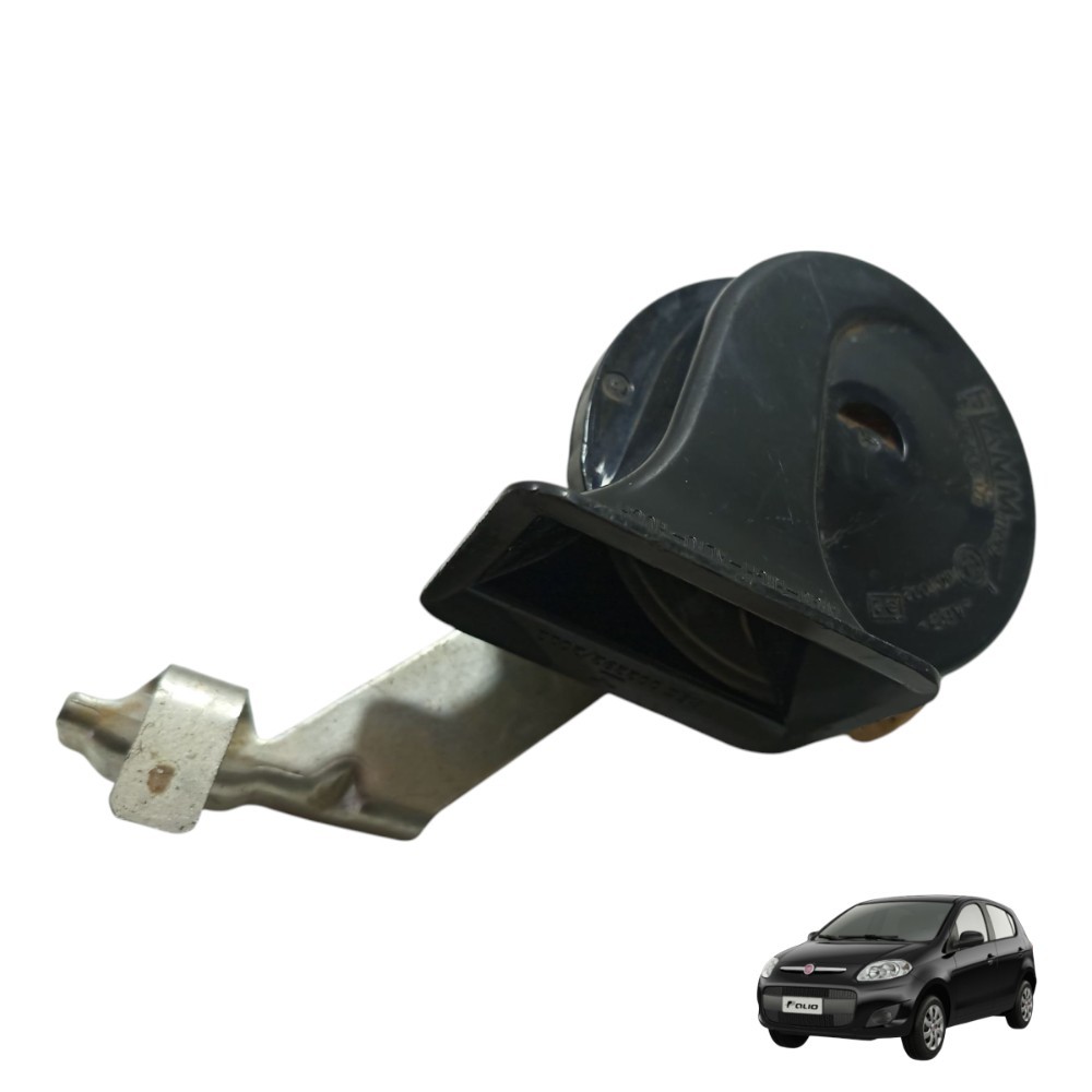 Buzina caracol suporte Fiat Palio grand Siena 2013 2014 2015