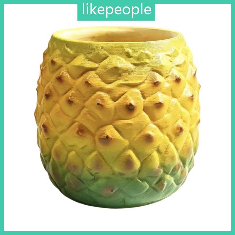 LIKE Desk Flower Shape Plantador Para Folhagem E Copos Escova
