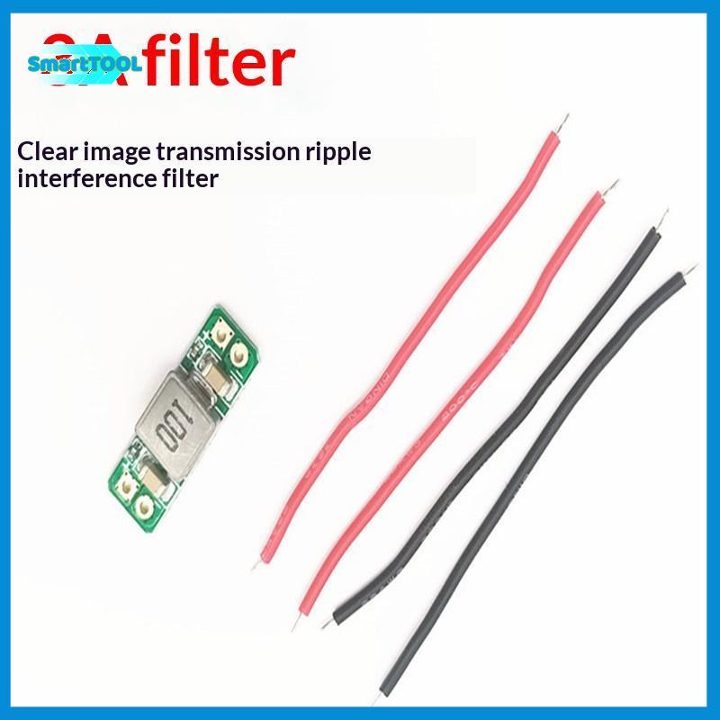 LKBG > Filtro LC Para Câmera FPV 3A 5-30V Reduz Linhas De Ruído De Vídeo VTX Transmissão Suave E Estável Novo