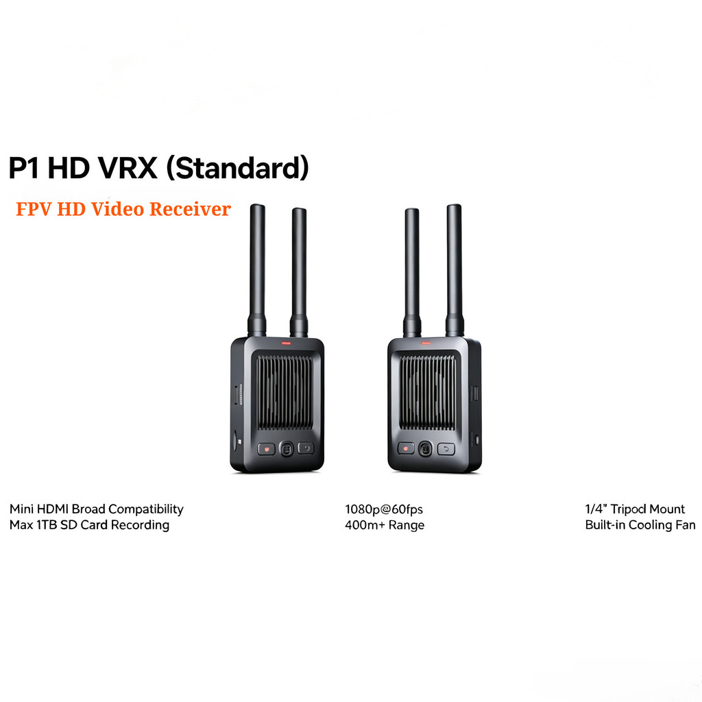 BETAFPV P1 HD VRX (Padrão) 1080p @ 60fps 5.5V-26.4V FPV Receptor De Vídeo Para Unidade De Ar VTX Óculos VR04