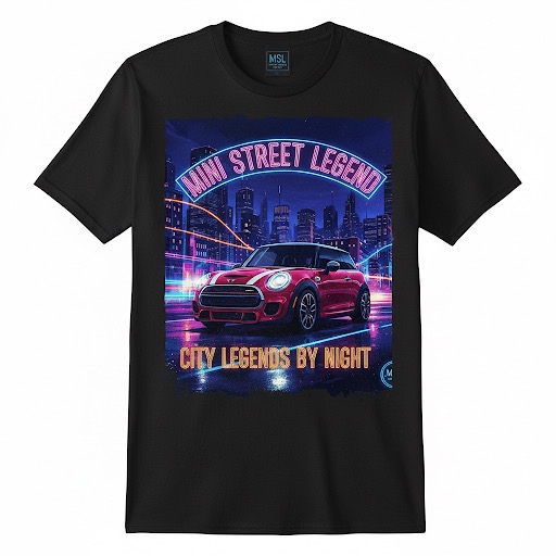 Camiseta MINI Street Legend – Estilo Urbano e Esportivo 🏎️💨