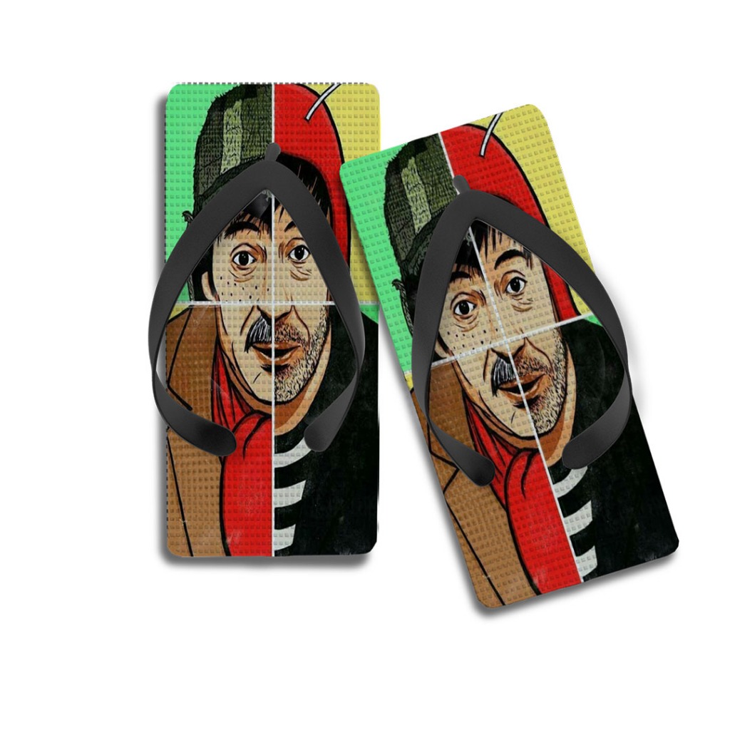 Chinelo Quadrado Personalizado Chaves Chapolim Mosaico