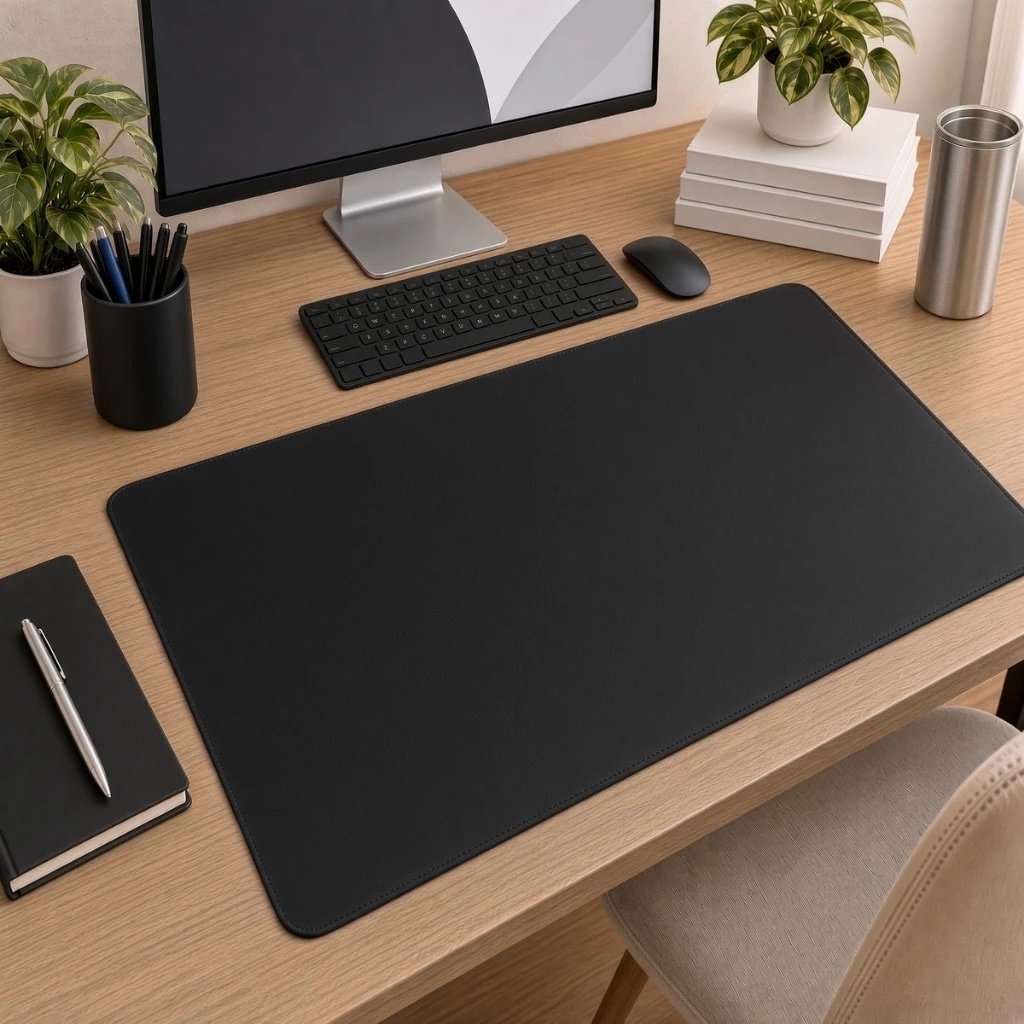 Mousepad Liso Antiderrapante Desk Pad Emborrachado Premium Setup Gamer Mesa Trabalho Home Office