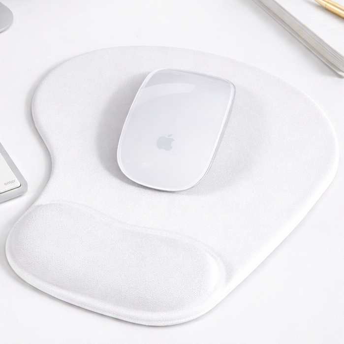 Mouse Pad Ergonômico Apoio de Pulso em Gel Confortável para Escritório e Home Office