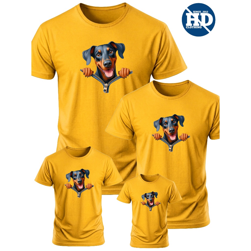 Camiseta Família Casal 3d Com Motivo animal Fofo , Material Penteado Dos Anos 30 , Tamanhos SML XL XXL 3XL