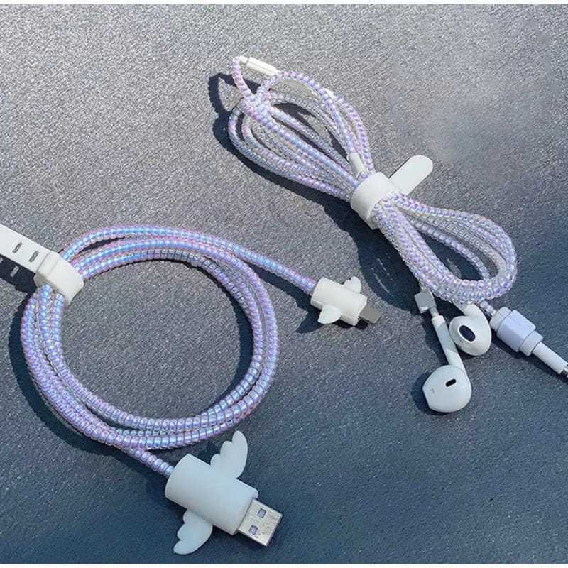 Espiral Fio 140 CM Protetor Para Cabo USB - Fones