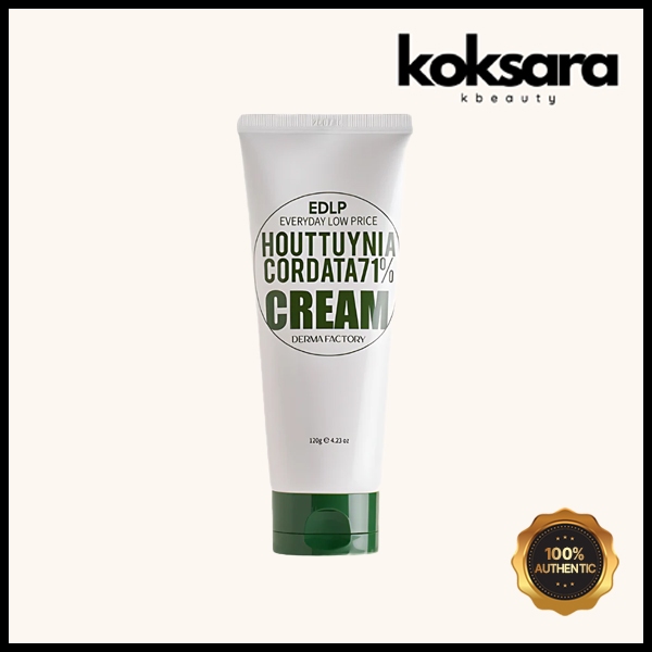 Derma Factory EDLP Houttuynia Cordata 71% Moisturizing Cream (Large) 120g