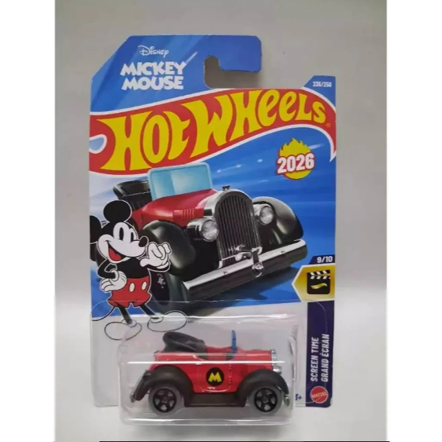 Hot Wheels 2026 - MICKEY MOUSE CAR -  Novo Lacrado