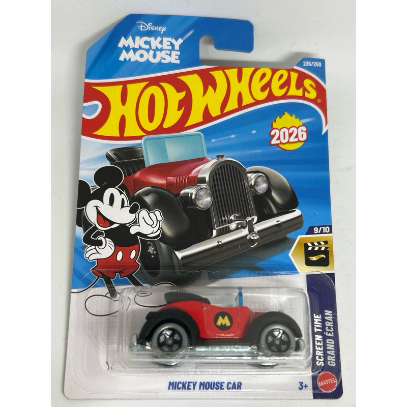 Hot Wheels Mickey Mouse Car - Lote N 2026
