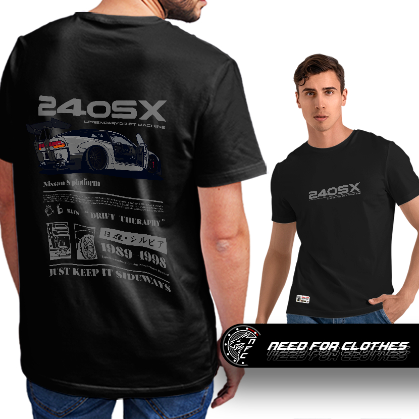 Camiseta Nissan 240SX S13, Drift Therapy & KA24