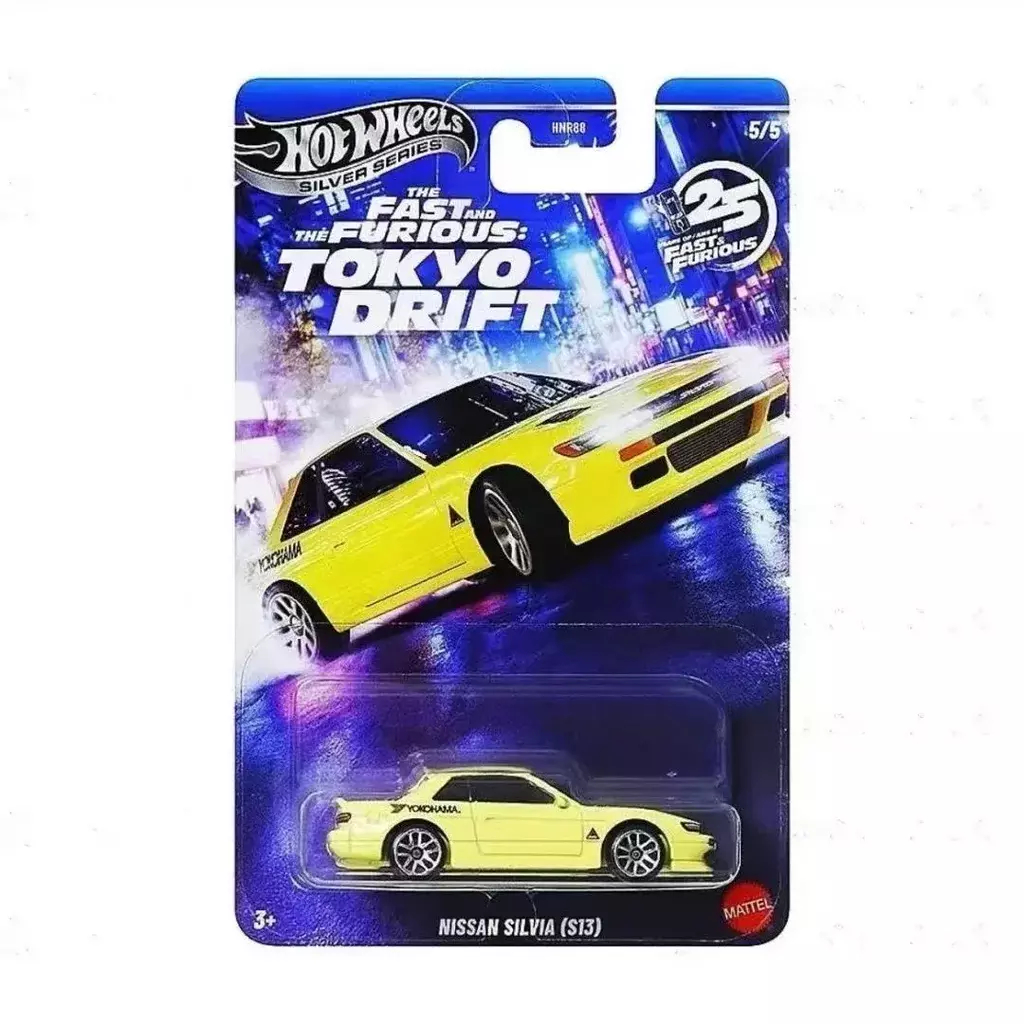 Hot Wheels Nissan Silvia S13 Fast and Furious Tokyo Drift 25 Anos Velozes e Furiosos