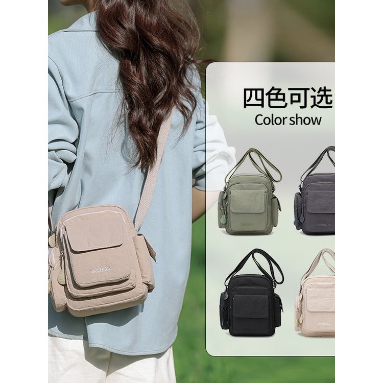 Bolsa Casual para câmera, simples, à prova d'água, bolso, 2025, novo estilo, um ombro, Popular, bolsa mensageiro, portát
