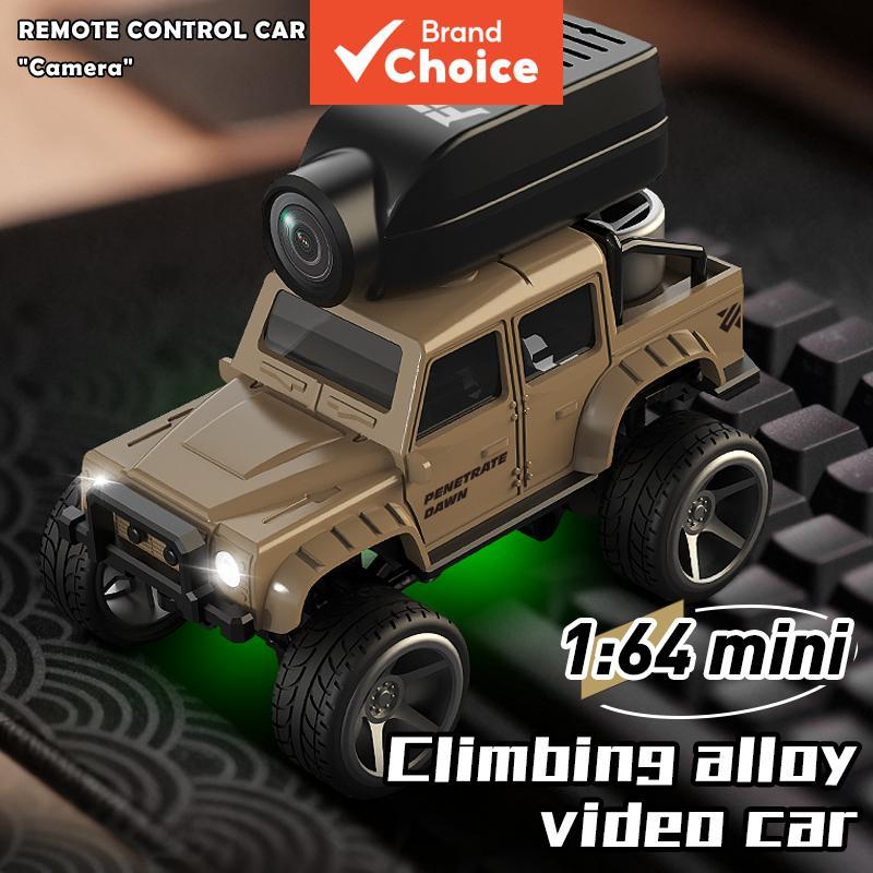 Carro RC FPV Mini 1:64, Controle Duplo, Transmissão HD em Tempo Real, Wi-Fi, Sensor de Gravidade para Celular, Veículo
