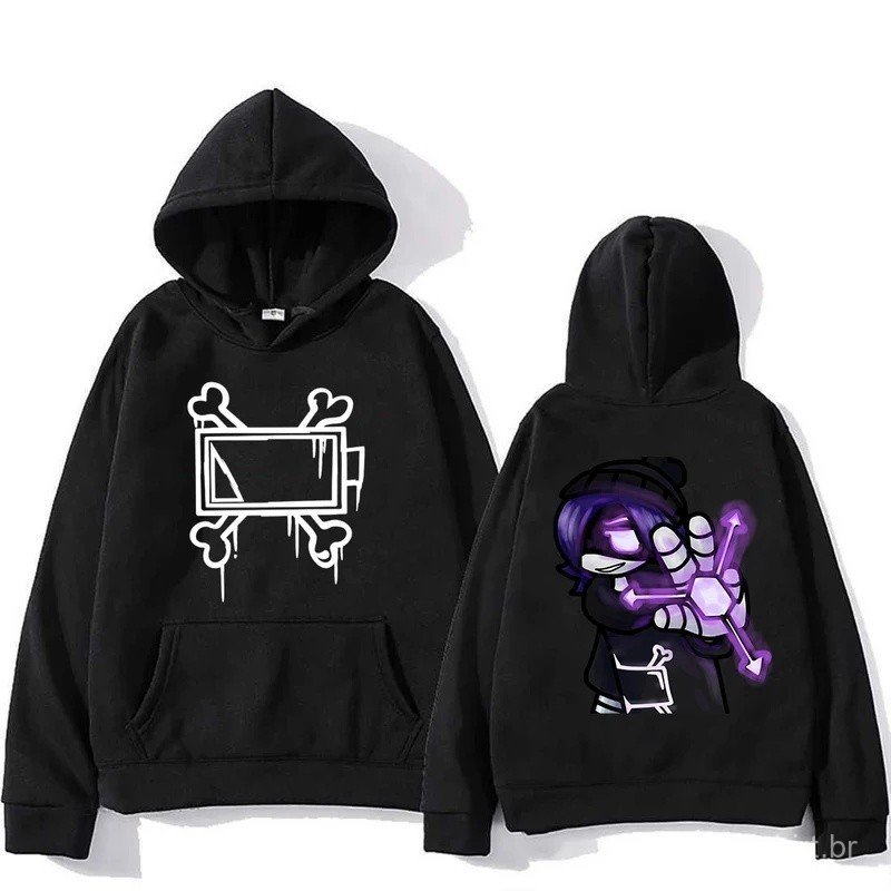 Hot Murder Drones Uzi Doorman Printed Hoodie Women Harajuku Funny Streetwear Unisex Anime Cartoon Sweatshirts Fashion Pu