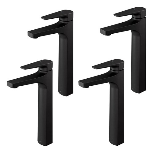 Kit 4 Peças Misturador Monocomando Ônix Docol Lift 007961ce