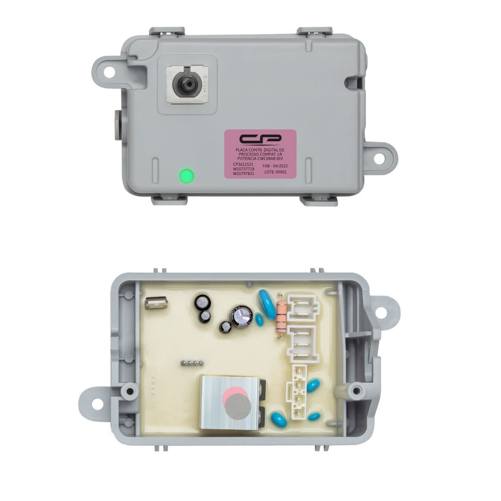 PLACA ELETRÔNICA DE CONTROLE POTÊNCIA PARA LAVADORA DE ROUPAS CONSUL 8KG MODELO CWC08AB BIVOLT